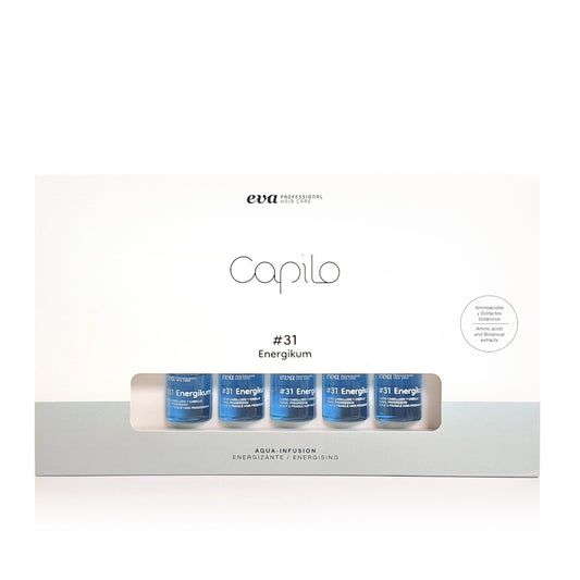 Eva | Capilo | Energikum | #31 |Aqua Infusion | Progressive Hair Loss Lotion | 10 amp x 7ml