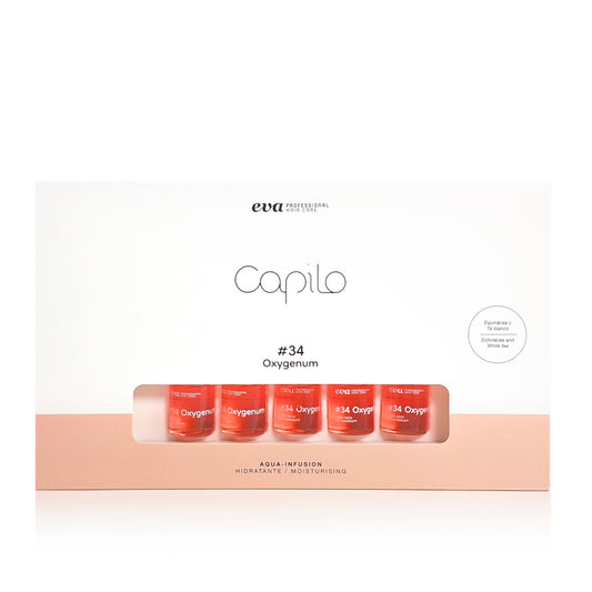 Eva | Capilo | Oxygenum | #34 | Aqua Infusion | Dry Dandruff Lotion | 10 x 7ml