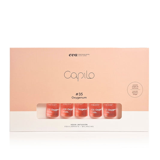 Eva | Capilo | Oxygenum | #35 | Aqua Infusion | Oily Dandruff Lotion | 10 x 7ml