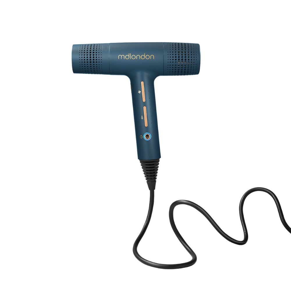 mdlondon davina mccall micheal douglas blue BLOW hair dryer luxury good quaility retro style