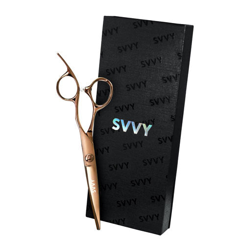 SVVY | Steel Scissors | 5.5” VG10 semi offset | Rose