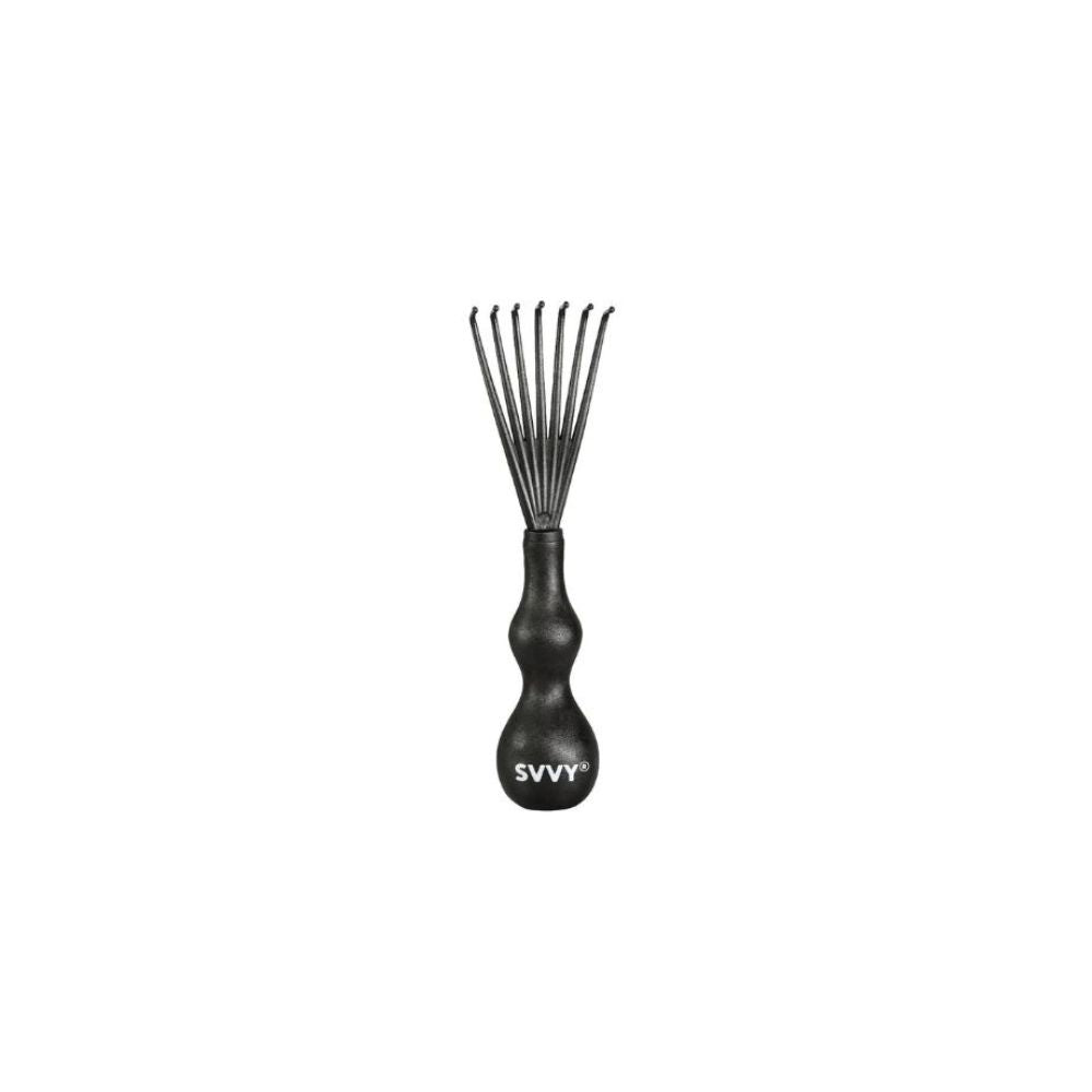 Durable SVVY Brush Cleaning Claw removes build up and hair from brushes for easier cleaning 